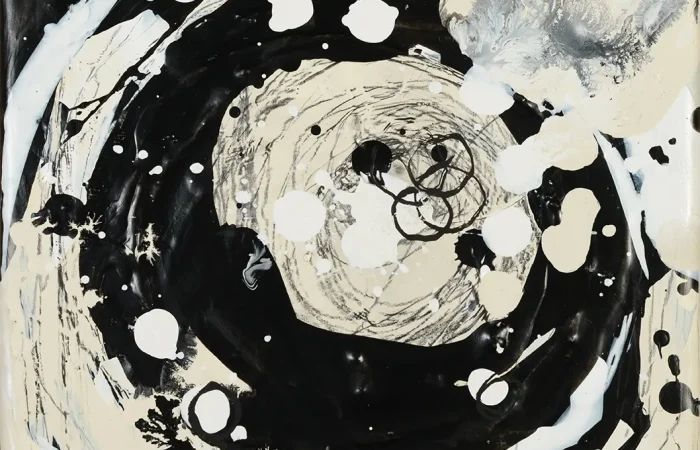 Labirinto I, 2024 Acrílico sobre tela 16x16 cm Sofia Areal