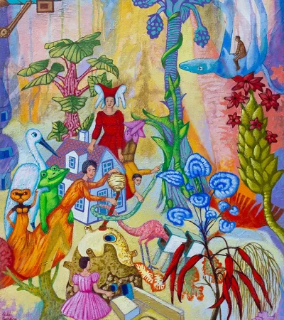 Dia de festa na floresta do João Feijão